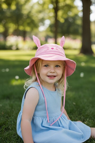 Kitti Kız çocuk Tavşan Şapka (1-3 yaş)