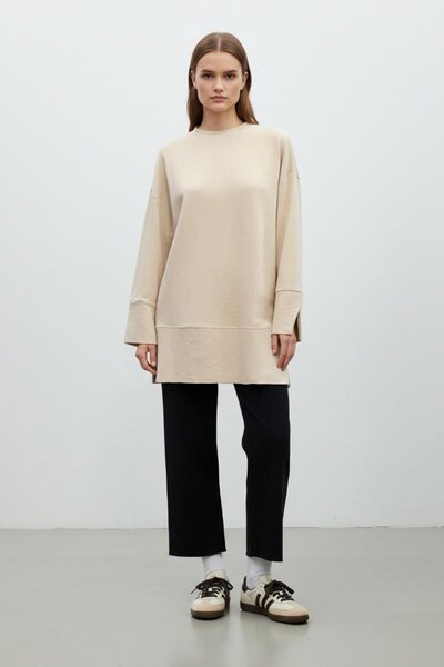 Loreen Γυναικείο πλεκτό τουνίκ με λαιμόκοψη ποδηλάτου και ανοιχτούς ώμους -20...