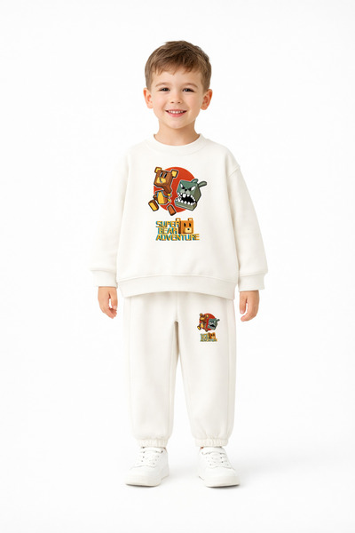 fasardi Super Bear Adventure Σετ φόρμας για παιδιά Unisex με στάμπα Super Bea...