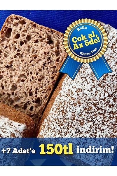Rolla Gluten Free Rolla Gluten-free Zeytinyağlı Karabuğdaylı Sandviç Ekmeği- ...