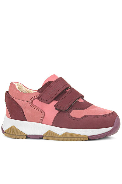 Rakerplus Γνήσιο δέρμα Claret Red Pink Girl's Sneakers Αθλητικά παπούτσια