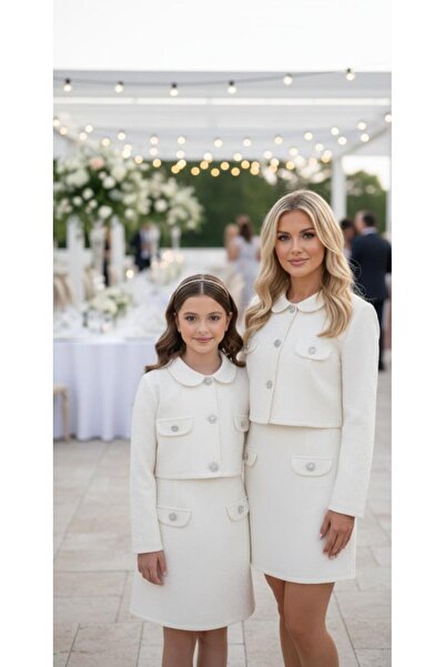 Hilal Akıncı Kids Set cu detalii din piatră pentru mamă și fiică