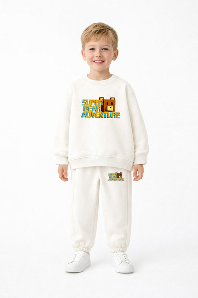 fasardi Super Bear Adventure Σετ φόρμας για παιδιά Unisex με στάμπα Super Bea...