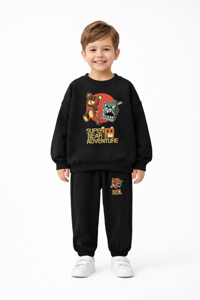 fasardi Super Bear Adventure Σετ φόρμας για παιδιά Unisex με στάμπα Super Bea...