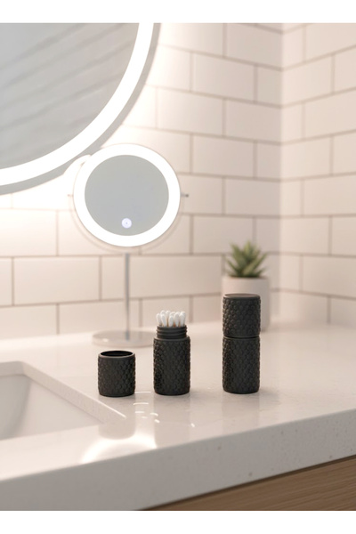 California ST Kapaklı Kulak Pamuğu Kutusu | Kulak Çöpü Organizer