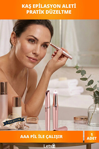 Letsii Kablosuz Kaş Epilasyon Aleti Hassas Yüz Tüyleri için