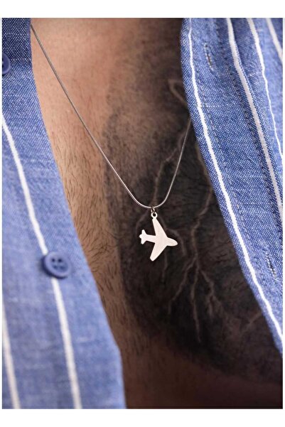 Dream Cut Collection Dream Cut Steel Necklace Plane