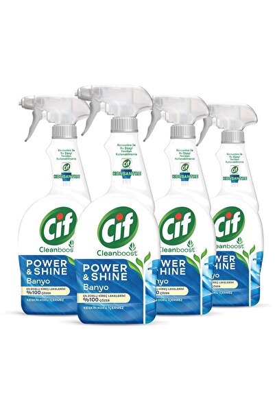 Cif Power And Shine Sprey Yüzey Temizleyici Banyo Kireç Ve Sabun Kirlerini %1...