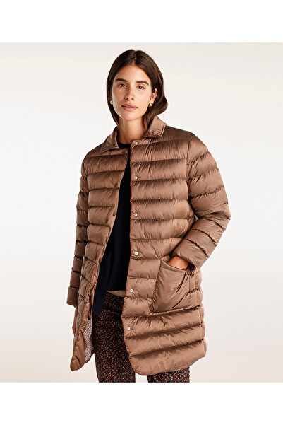 Yargıcı Quilted Long Top Coat