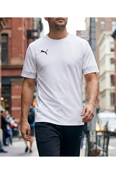Puma Erkek Günlük Kullanıma ve Spora Uygun Antrenman T-shirt Rahat Düz Tişört