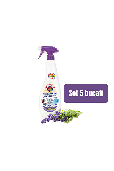 chante clair SET OF 5 - Universal degreaser spray with lavender 600 ml