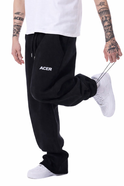 süprem moda ACER İşlemeli 3 İplik Şardonlu KIŞLIK Eşofman Altı