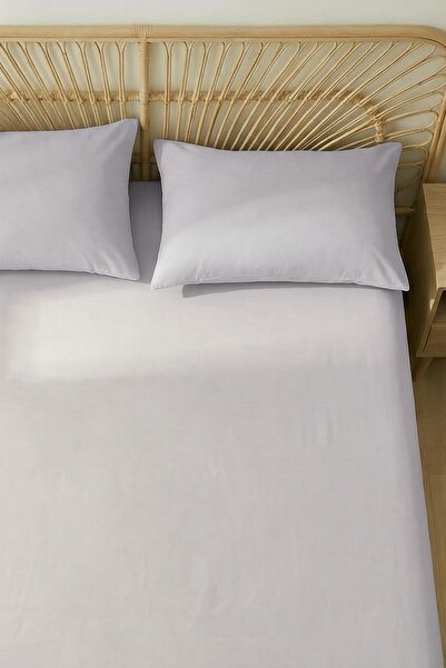 Anılsan Camelia Single Person Flat Ranforce Sheet Set - Lilac 100% Cotton