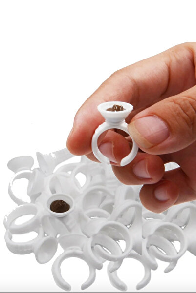 YMR Permanent Makeup Paint Ring Mini Size 100 Pieces