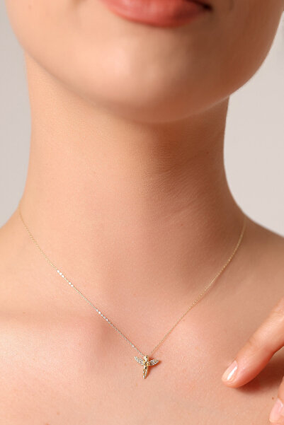 Kolyecik 14 Ayar Altın Melek Kolye