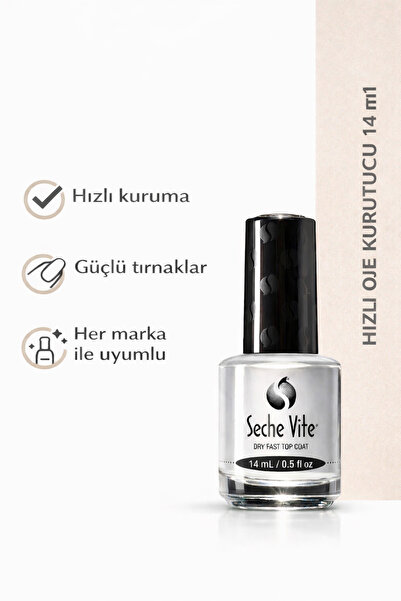 Seche Vite Top Coat Hızlı Oje Kurutucu 14 ml