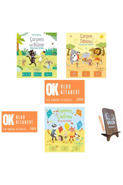 TÜRKİYE İŞ BANKASI KÜLTÜR YAYINLARI Çarpım Tablosu - Çarpma ve Bölme - Toplam...