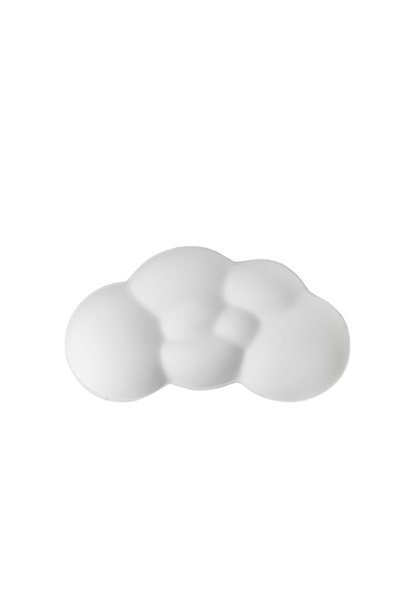 GoLite Bulut Şekilli Beyaz Mouse Bilek Desteği Ergonomik Konforlu Fare Memory...