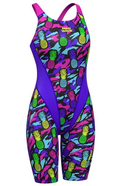 Mad Wave Kadın Mayo antichlor Kneeskin PBT J8 - Mor - S/36 BEDEN