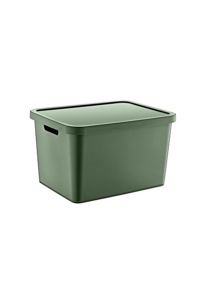 Smartware صندوق ستافي متعدد الأغراض مع غطاء 18 لتر