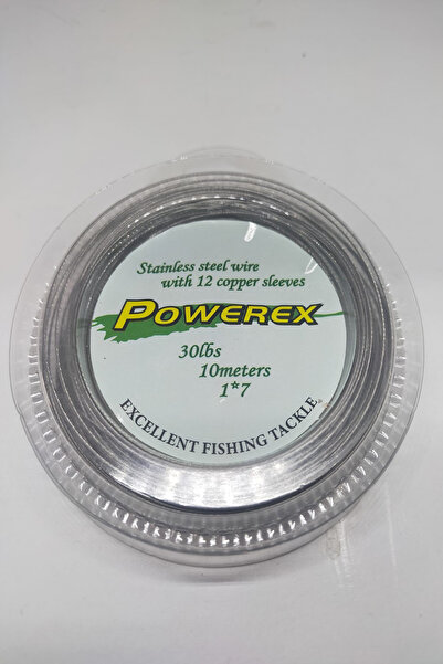 sr sazanrig Çelik Tel Makara 10M+12 Tekli Burç Yeşil 30 Lbs(13 kg)