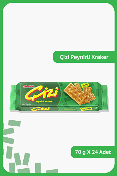 Ülker ÇİZİ Peynirli Kraker - 70 gram - 24 Adet