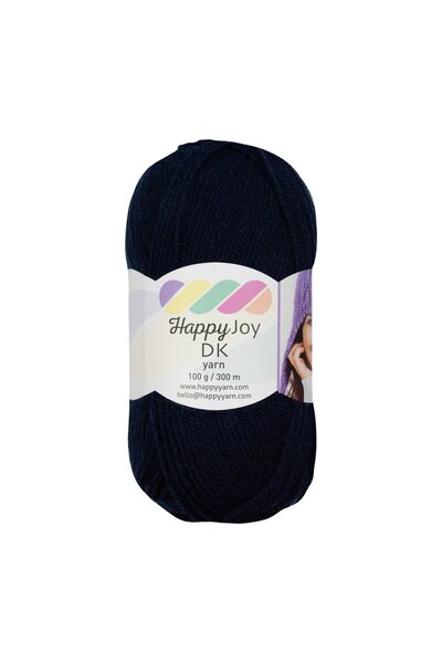 Kürkçü Han Happy Joy 100gr 300m El Örgü İpi Koyu Lacivert HYJ11