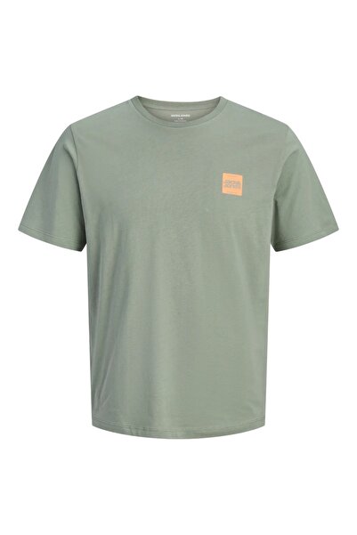 Jack & Jones Tricou bărbătesc cu guler rotund, JWHBRANDY, măsliniu