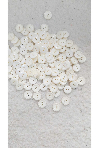 BİGÜMEX 17 mm 20 veličina KREMA 2 rupe Poliester dugmeta (20 komada)