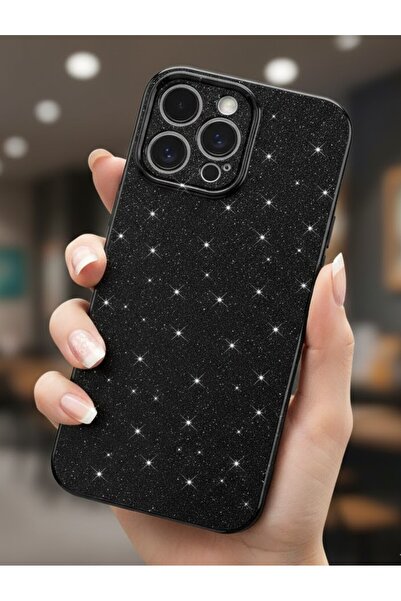 halkhouse iPhone 14 Pro Max Kılıf Premium Simli Göz Alıcı Darbe Emici Kamera ...