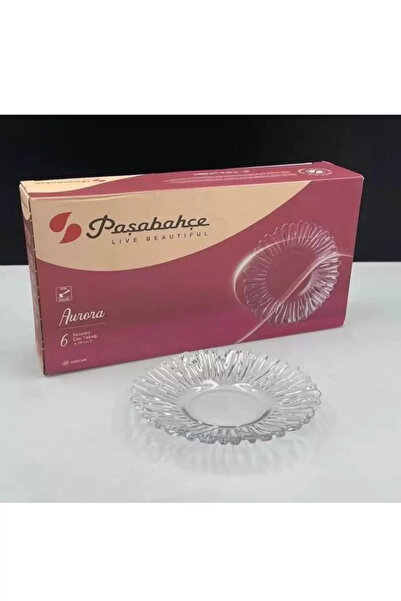Paşabahçe 10531 طبق شاي أورورا (شلال). 6 قطع. (12 سم) أورجين. العلبة مهمة