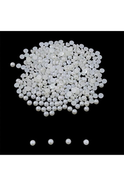 BİGÜMEX Jumătate de perlă ALBĂ 8 MM-50 GR