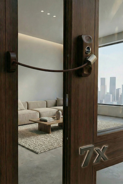 Evene Koyu Kahve Pencere Kilidi 7 Adet Halatlı Çocuk Güvenlik Emniyet Hırsız ...