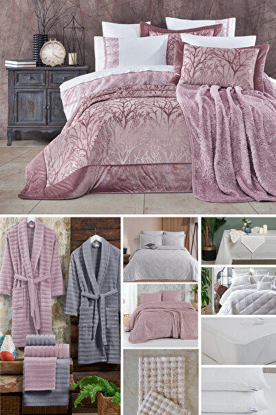 Elart Bahar Çeyiz Seti 53 Parça Gülkurusu