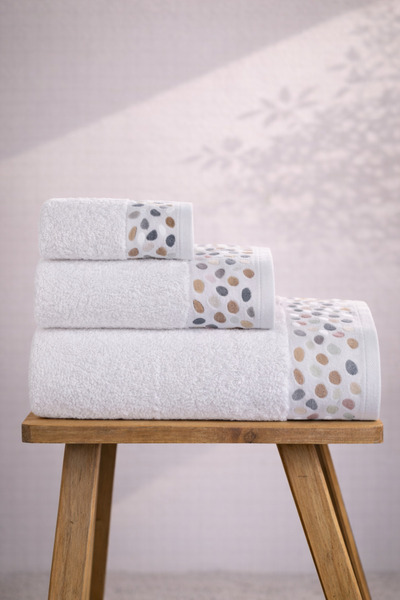 Ellia Soft Set de prosoape Mozaik din bumbac 100% piese Set de prosoape pentr...