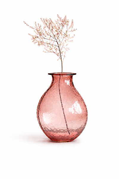 Warm Design Kabartmalı Gül Vazo