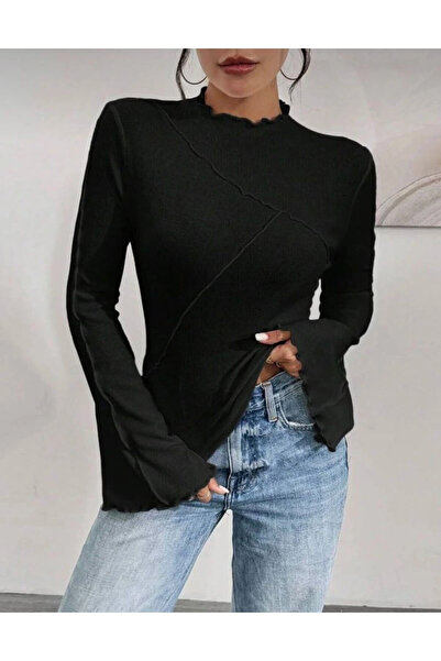 BİGÜMEX Γυναικεία ισπανική κομψή μπλούζα με μανίκια