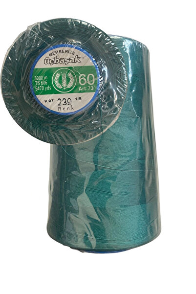 BİGÜMEX Ață de cusut cu trei vârfuri 60Nr Ață de bumbac mercerizată 5000m 1BUC