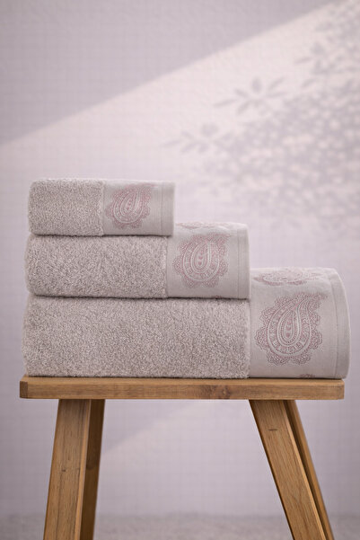 Ellia Soft Set de prosoape Elena 3 piese Set de prosoape pentru baie de lux, ...