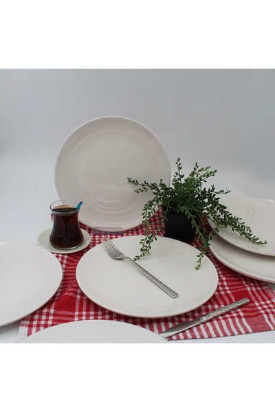 Arna Porselen Aytaşı 27 cm Servis Tabağı 6 Adet
