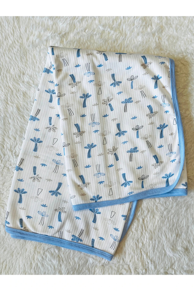 anne dokunuşu gibi KUZUM BEBE Ecru Corded Single Layer Baby Swaddle Blanket