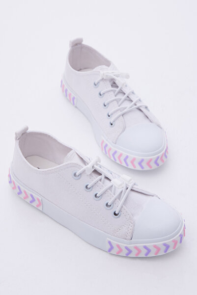 Tonny Black Dječje unisex sportske cipele od bele gume sa detaljnim strelicam...