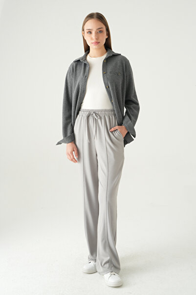 Rays 8302A بدلة رياضية بتفاصيل أمامية باللون الرمادي