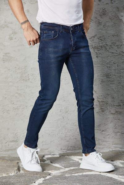 jean black Blue Brown Men's Jeans Slim Fit Relaxed Cut Lycra Nail Jeans