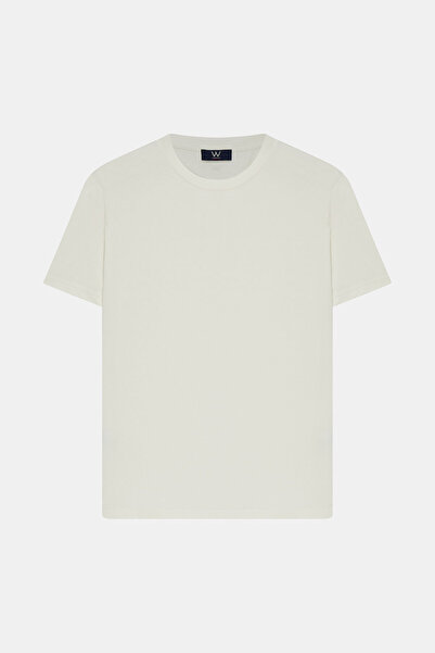 W Collection ECRU BICYCLE COLLAR T-SHIRT