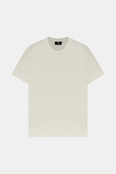 W Collection White Standard Fit Crew Neck T-Shirt