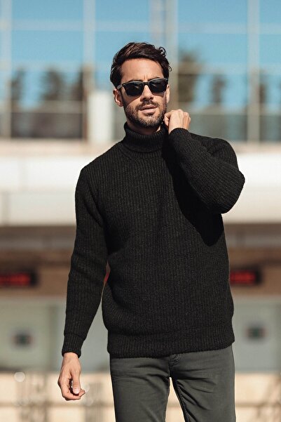 Ferraro Turtleneck Alpaca Wool Sweater - Khaki