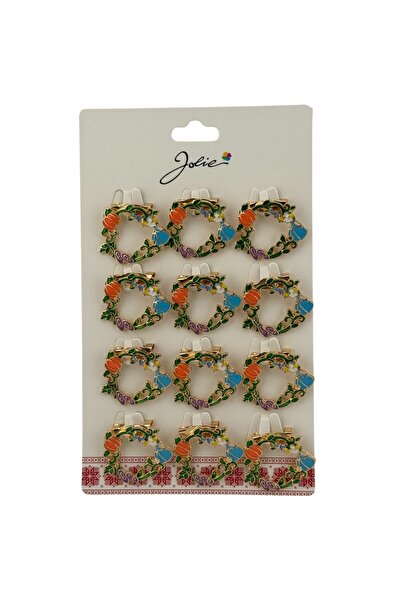 Flippy Set of 12 Flower Crown Brooches