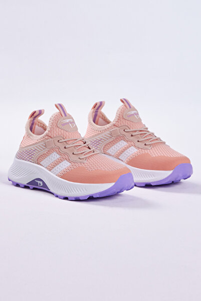 Tonny Black Детски унисекс прахообразни люлякови маратонки с връзки и удобна ...