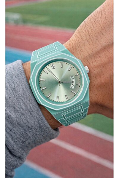 Weluxa Polycarbonate Case Silicone Cord Calendar Clip Cord Men's Wristwatch +...